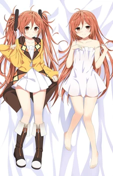 

Anime Black Bullet Characters sexy girls Aihara Enju & Tina Sprout otaku Dakimakura throw pillow cover hugging body pillowcase