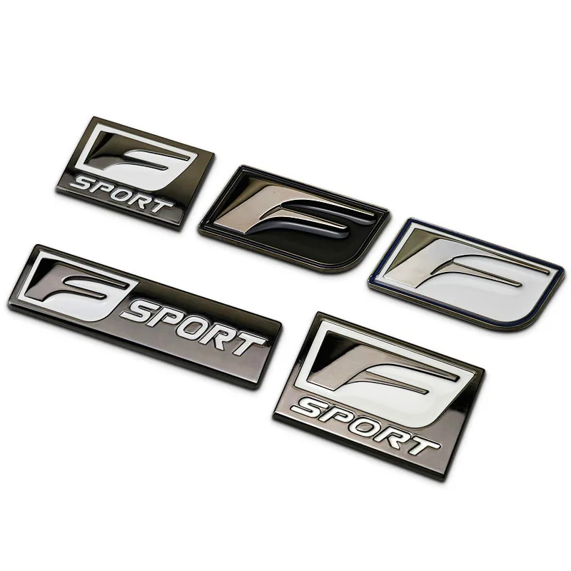 

Metal F Sport F-sport Car Styling Refitting Emblem Badge Fender Tail 3D Sticker for Lexus IS200 IS250 CT200 ES RX IS GS ES