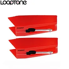 LoopTone 2 UNIDS Zafiro Punta Cerámica Aguja Stylus para Vinilo LP Tocadiscos Tocadiscos, Reproductores de gramófono Accesorio