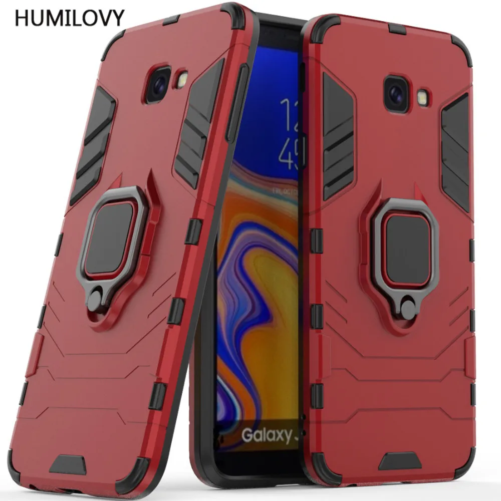 For Samsung Galaxy J4 Core Case Fundas Finger Ring Holder Shockproof Armor Cases J4Core J410F J410 Cover |