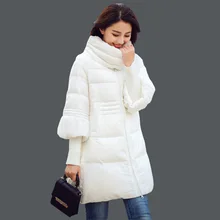 Теплые пуховики и парки, зимняя куртка для женщин, пальто с хлопковой подкладкой, женское длинное пальто abrigos mujer, модное пальто-плащ AW0109