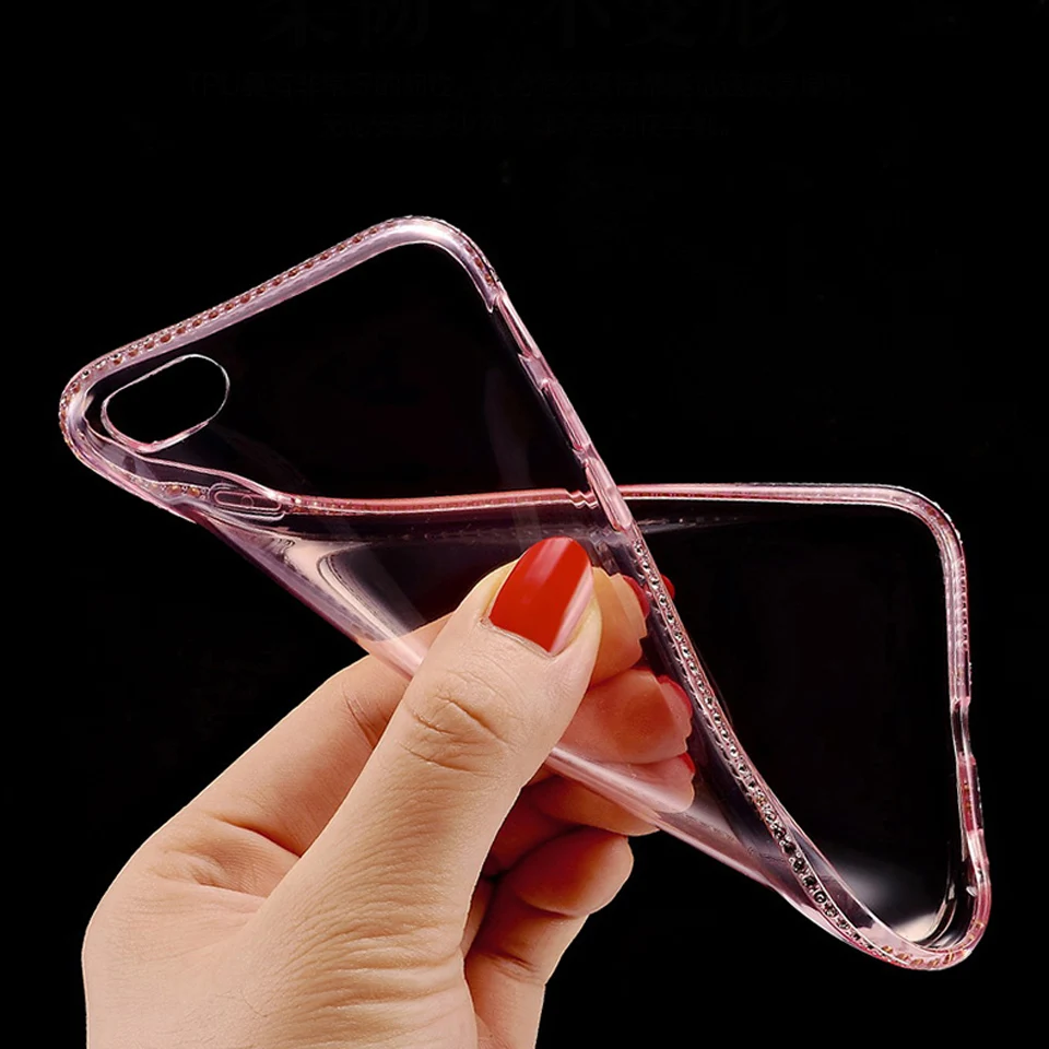 Diamond блестящий чехол на для iPhone 7 8 Plus X XS MAX XR samsung примечание 9 S9 S10 S10E S8 S7 край J4 J6 A6 A8