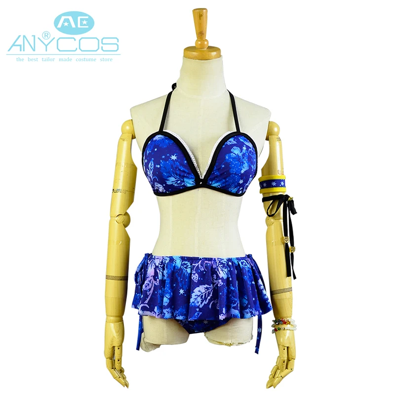 eli ayase ellie girls swimsuit anime halloween cosplay costumes for women swimwear bra skirt bikini custom made - Halloween Swimsuit eli ayase ellie girls swimsuit anime halloween cosplay costumes for women swimwear bra skirt bikini custom made - Halloween Swimsuit