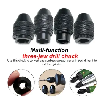 

0.5-3.2mm Mini Multi Keyless Drill Chuck Quick Change Three-Jaw Drill Chuck For Rotary Tools