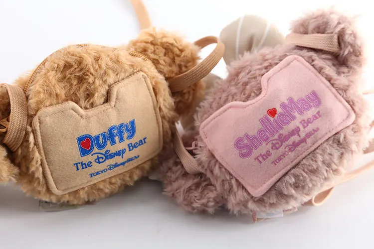 Дети мультфильм животные плюшевые милые рюкзаки мягкие игрушки сумки на плечо медведь Даффи девочек мультфильм маленький мешок для монет