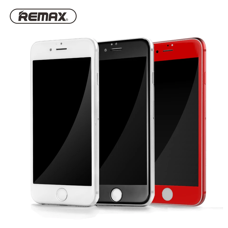 Kopen REMAX 3D Volledige Cover HD Screen Protector Gehard Glas voor iPhone 7 8 Plus Universele 9 H Hard Gebogen Volledige Glas Beschermfolie