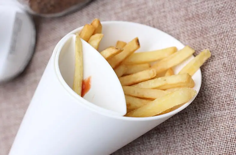 ORGANBOO 1 шт. кухонный инструмент для картофеля Салат чаша для макания картофеля фри чип-конус Ассорти соус для кетчупа джема Dip чашки блюда и тарелки