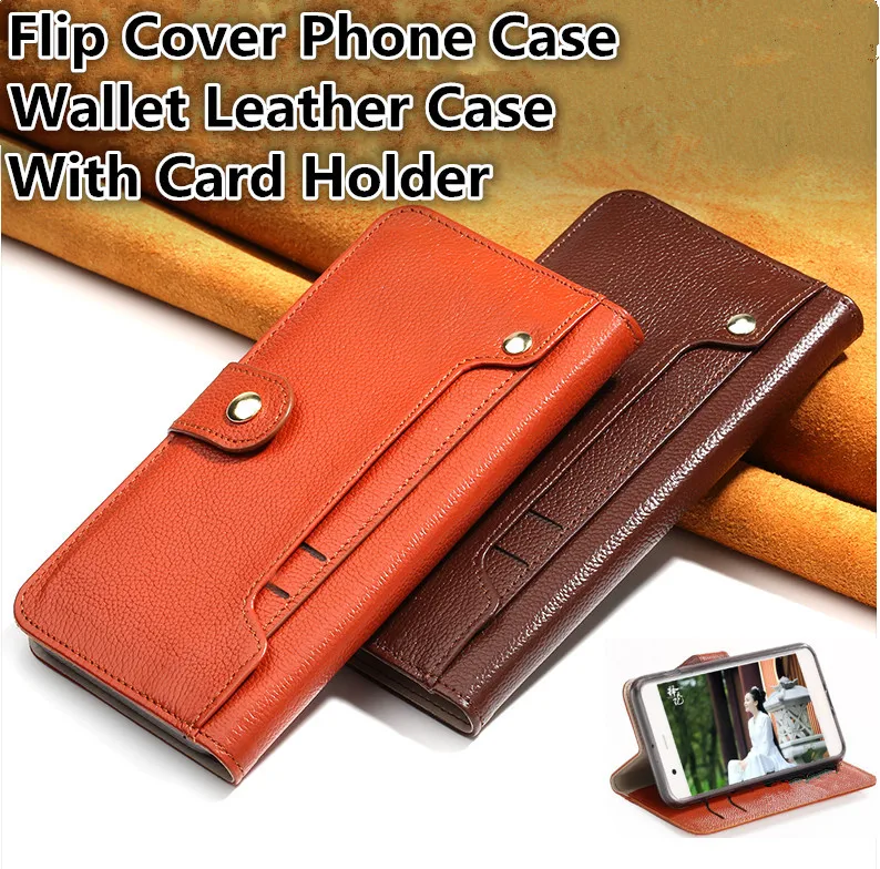 

ND07 Wallet Genuine Leather Case For Nokia 7 Plus(6.0') Flip Cover For Nokia 7 Plus Phone Case With Card Holder