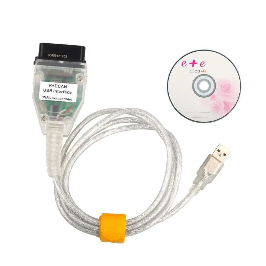 Для BMW INPA K+ CAN K CAN INPA с чипом FT232RL INPA K DCAN USB интерфейс плюс 20pin до 16pin OBD2 адаптер разъем для BMW