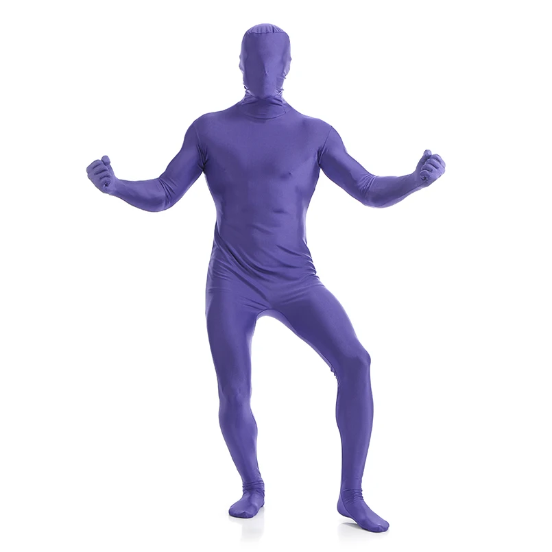 Цельнокроеный костюм Zentai из спандекса кошки костюмы на Хэллоуин унисекс