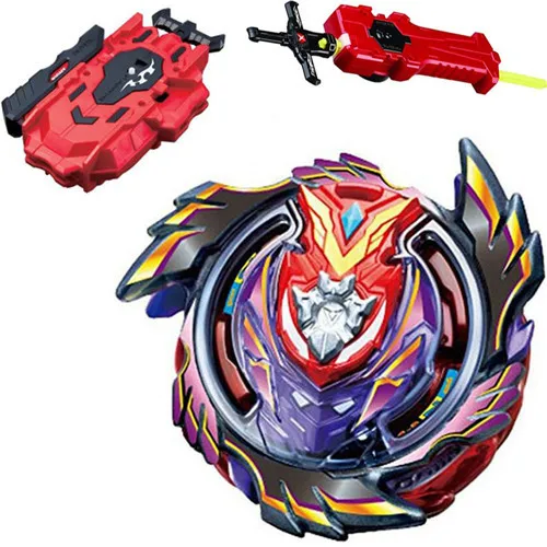 Beyblade Black Victory Strike God Valkyrie/Valtryek Infinite B-96 Starter W/Launcher+ Lr Red Launcher и Sword Launcher bey - Цвет: Ali072