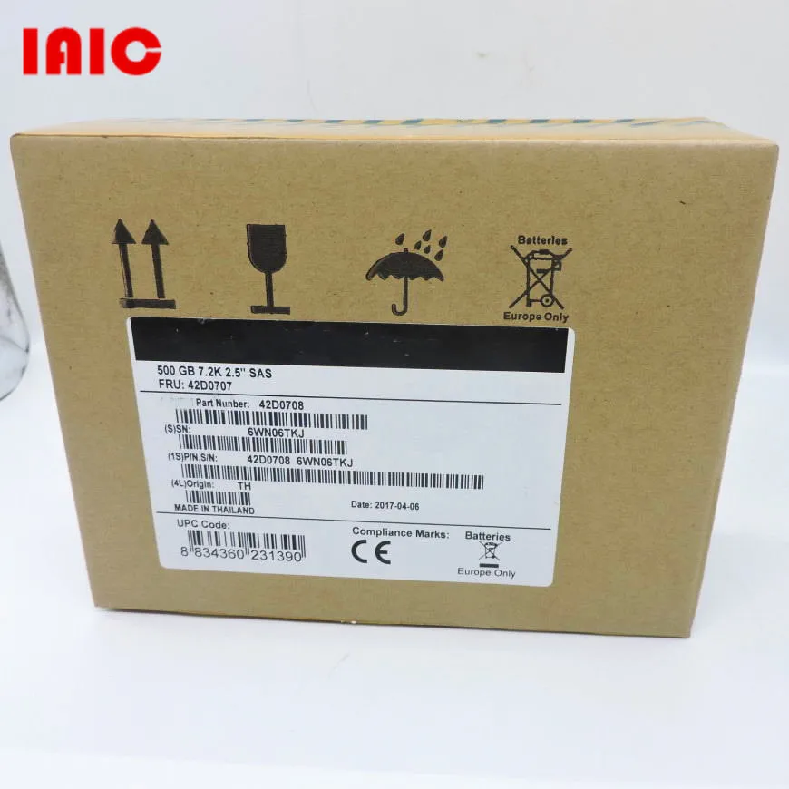 100 New In box 3 year warranty 500G 7 2K 2 5inch SAS 42D0707 42D0708 M3