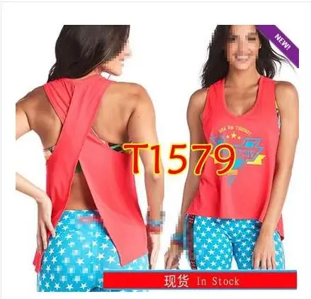 

New women tops , printing running clothes tshirts women tops vest 1579