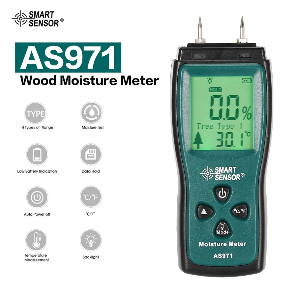 Измеритель влажности для древесины, измеритель влажности er, детектор Влажности для древесины, цифровой измеритель влажности, тест-анализатор влажности для стен, диапазон 2%~ 70