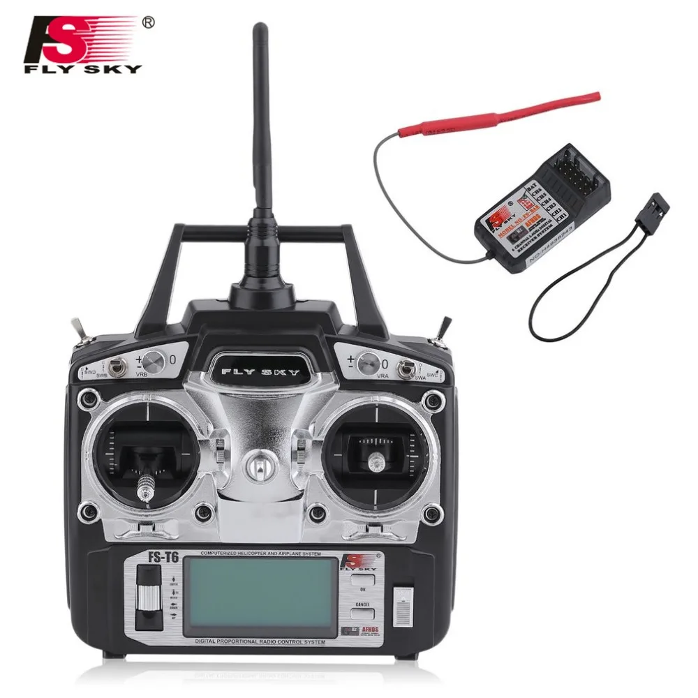 

Radio Control 2.4GHz 6 Channel Left Hand Remote Control Transmitter + Receiver For Flysky FS-T6 RC Helicopter