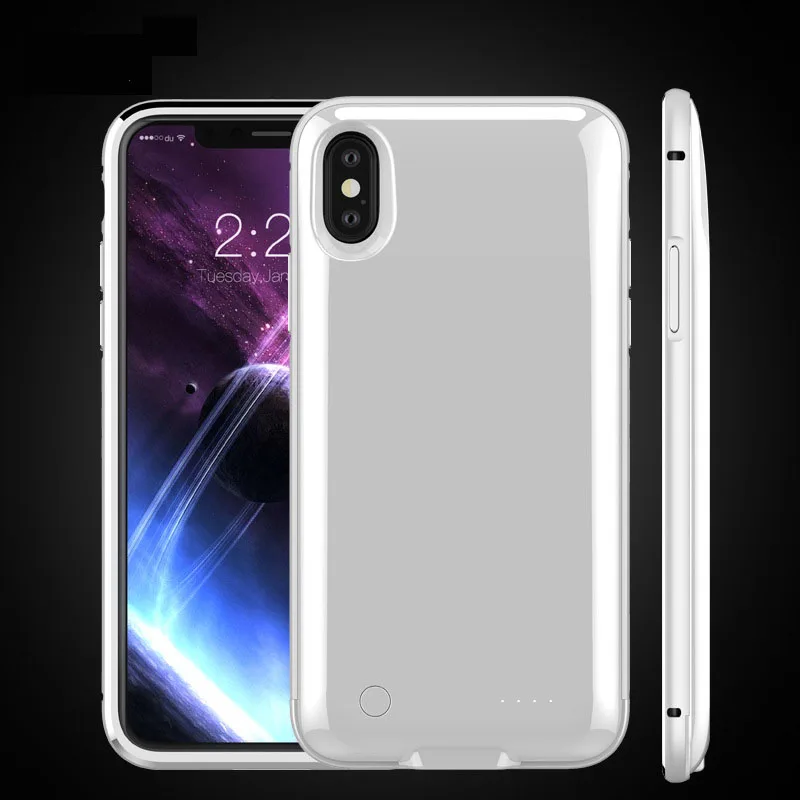 HCOBCK 5000 задняя крышка аккумулятора для iphone X зарядное устройство чехол ультра