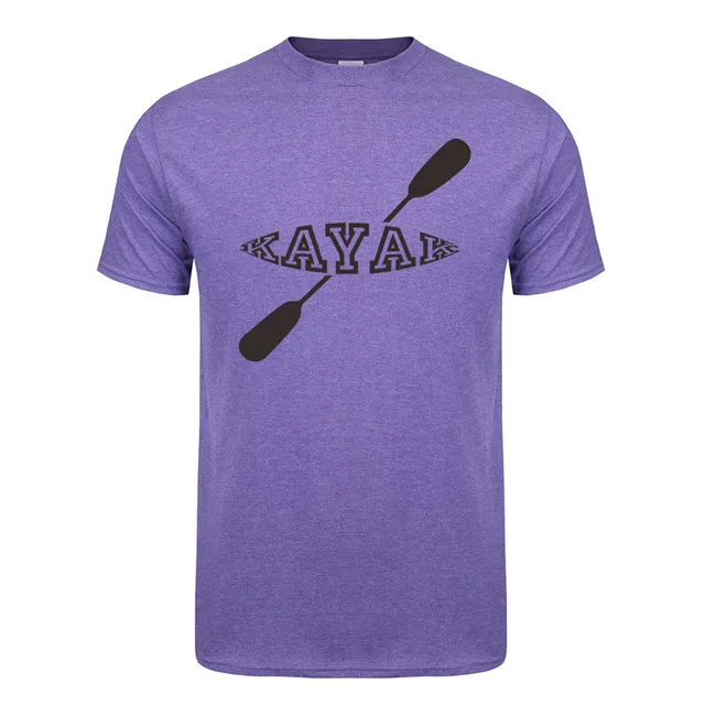 Summer New Fashion Kayak T Shirt Mans Short Sleeve Fashion Kayaking T
