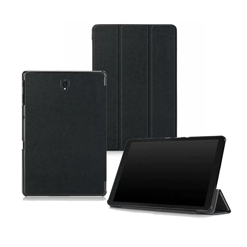 For Samsung T590 T595 T597 Flip Cover Slim Stand PU Case Galaxy Tab A SM-T590 100PCS/Lot | Компьютеры и офис