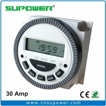 

30A Daily Weekly Programmable Digital Timer Switch Module CN304