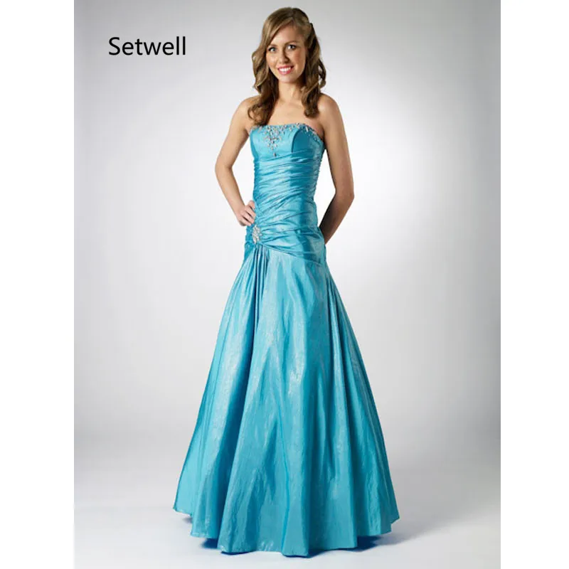 

Setwell 2017 New Sequin Evening Dresses Vestido De Festa Long Evening Dress Strapless Backless Mermaid Special Occasion Dress