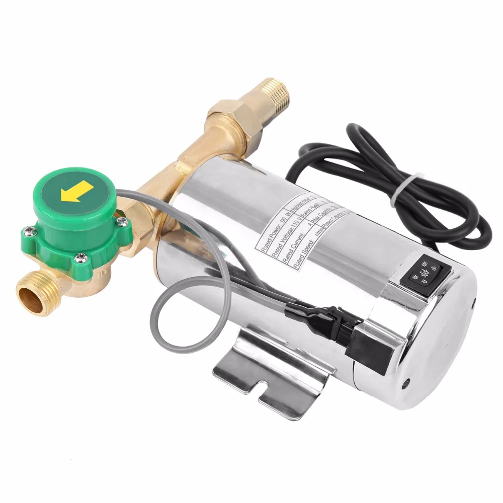 Details about    Household Booster Pump 90W 110V Automatic Boost Water Pressure Pump for Shower 
