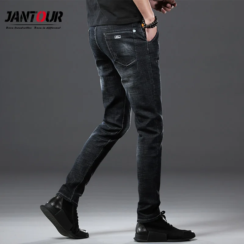 mens jeans slim fit black