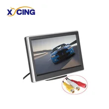 XYCING 5 дюймов TFT lcd цифровой монитор для автомобиля парковочный монитор заднего вида 800*480 пикселей 2 видео входа для VCD DVD gps камеры