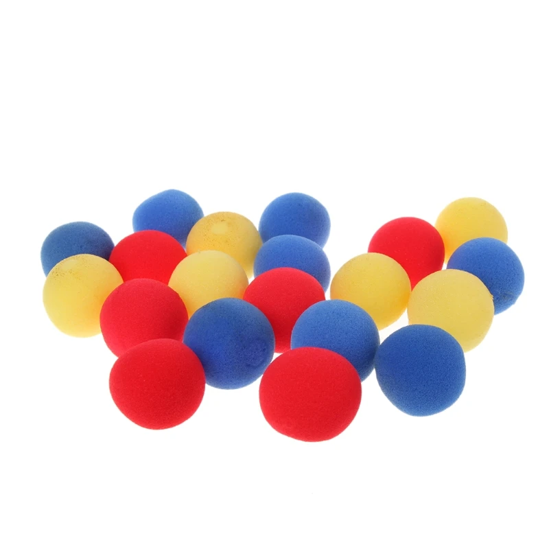 

20PCS 4.5cmFinger Magic Tricks Props Sponge Balls Street Classical Stage Tricks