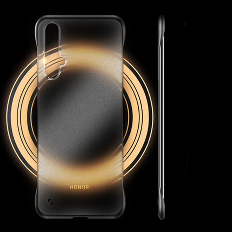

Hard Plastic Back Case for Huawei Honor 20 Skin Soft Silicone Bumper Phone Shell for Huawei Honor 20Pro with Screen Protector