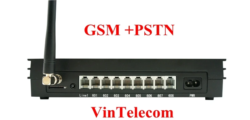 MS108-GSM VinTelecom PBX مقسم الهاتف/اللاسلكية PABX المنظومة الجديدة