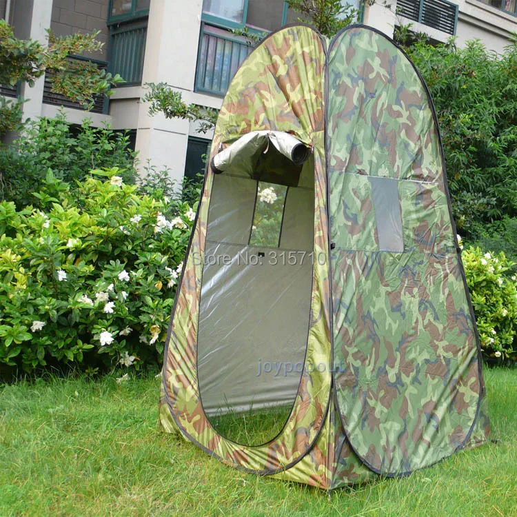 Portable Privacy Shower Toilet Camping Pop Up Tent Camouflage/UV