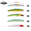 SeaKnight SK025 Minnow 11g 100 мм 0-0,5 м рыболовная приманка 1 шт. твердая приманка плавающая Minnow пластиковая приманка для пресной воды приманка для морско... ► Фото 3/6