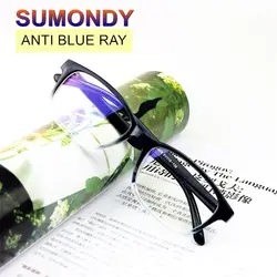 SUMONDY анти Синие лучи очки женские мужские модные анти-излучения синий свет Блокировка защитные очки для компьютерных работников UF06