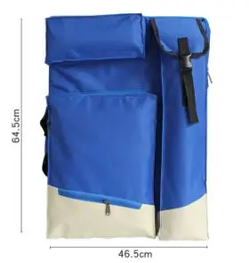 Портативный 4K сплайсинга Оксфорд Sketchpad сумка рисунок эскизная доска чехол картина сумка рюкзак сумка путешествия Арт Набор - Цвет: blue