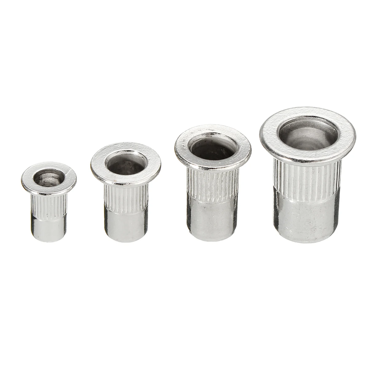 

50pcs Riveting Nut Stainless Steel 304 Material Pull Rivet Nut Pull Cap Flat Head Columnar M3 M4 M5 M6