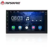 TOPSOURCE 7023 7 «Универсальный Двойной Дин радио gps Anroid автомобильный мультимедийный плеер с rds bluetooth для VW NISSAN TOYOTA HONDA