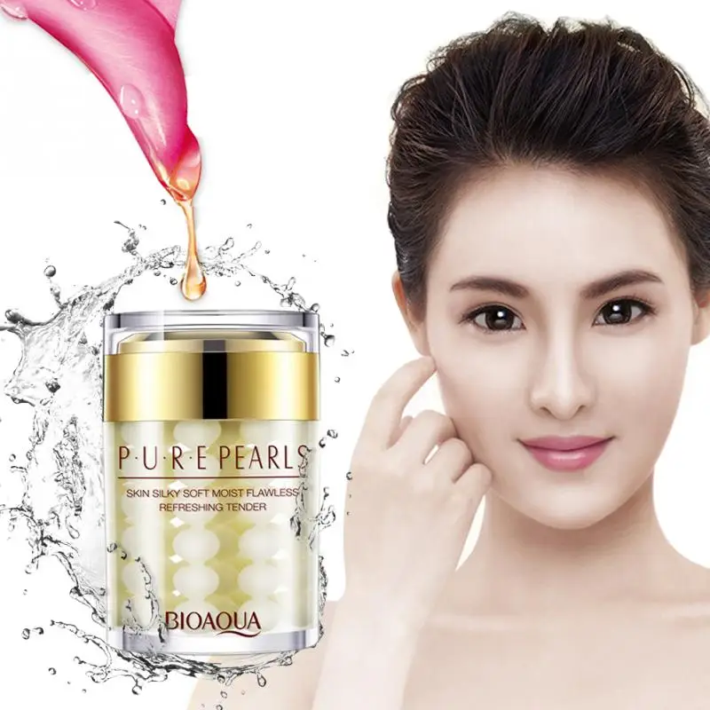 

Secret Pure Pearl Essence Face Cream Hyaluronic Acid Cream Moisturizing Tender Skin Care Anti Wrinkle Whitening Cream Mask