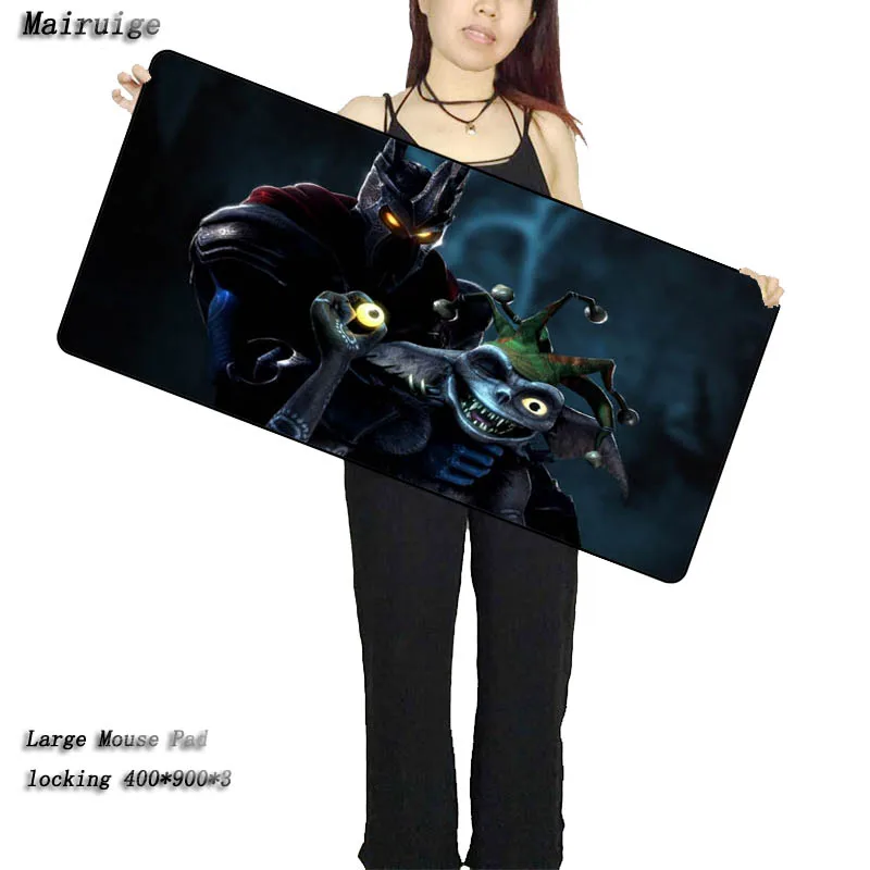 Mairuige Funny Joker Large Gaming Mouse Pad Lockedge Mouse Mat Keyboard Pad Desk Mat Table Mat Game