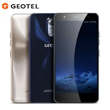 Оригинальный geotel Note 4 г LTE мобильный телефон 5.5 “FHD 3 ГБ Оперативная память 16 ГБ Встроенная память 8MP Камера Android 6.0 MTK6737 4 ядра 3200 мАч Батарея GPS