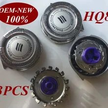 3 шт. HQ8 бреющая головка бритвенных лезвий для Norelco Philips Бритва HQ8894 HQ7300 HQ7360 HQ7380 HQ7390 HQ7740 HQ7141 HQ7142 HQ7143