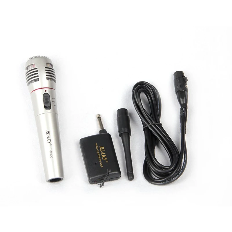 RLAKY 2017 Wire & Wireless Professional KTV Wireless Microphone + Mic