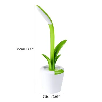 

DC 5V/1A LED Creative Night Light Eye Protection Table Lamp USB Rechargeable Desk Illumination For Reading