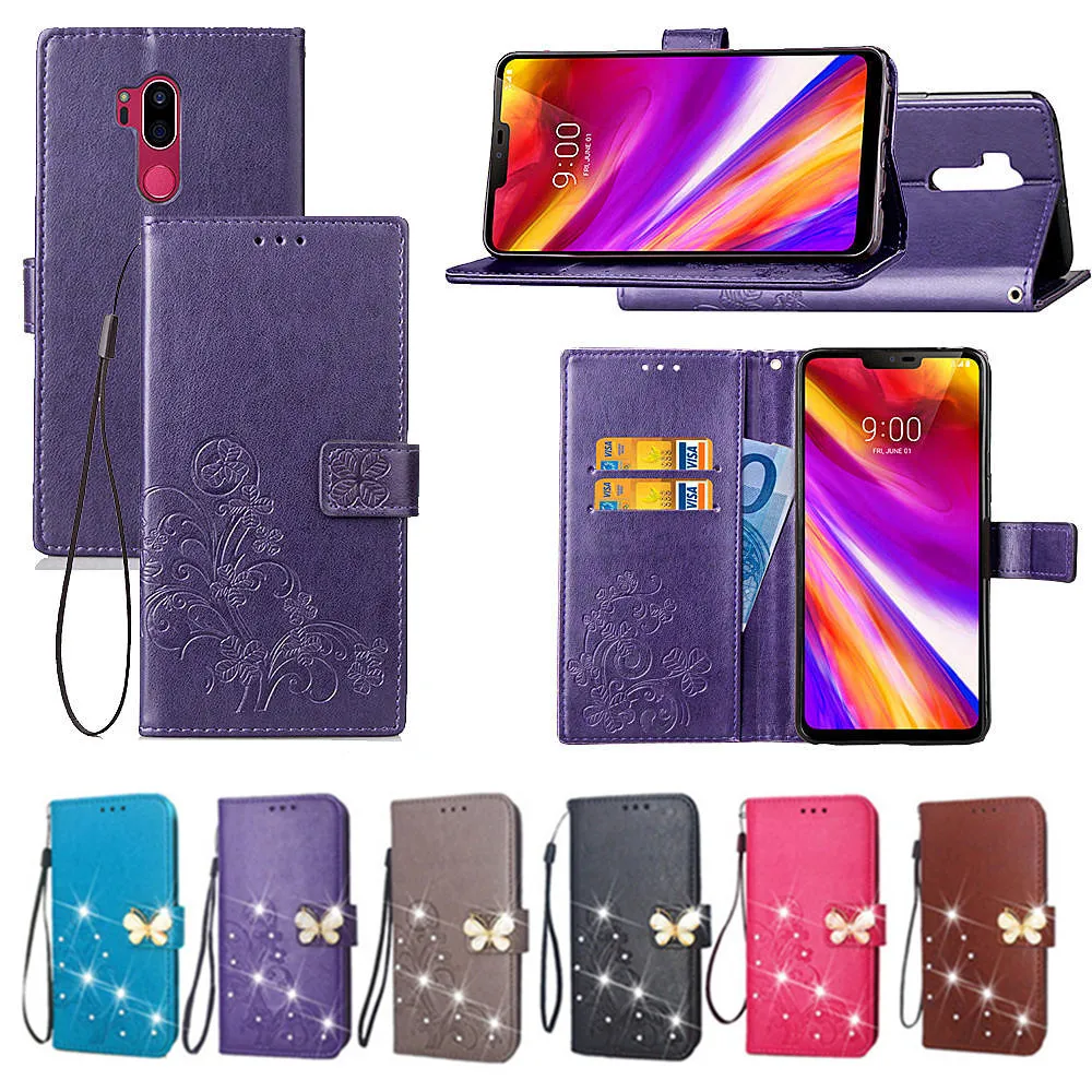 Кожаный чехол бумажник с откидной крышкой для LG G7 G8 Thinq G6 G5 G4 G3 Stylus 3 Stylo 4 5 Q9 Q60 K50 K40 V20