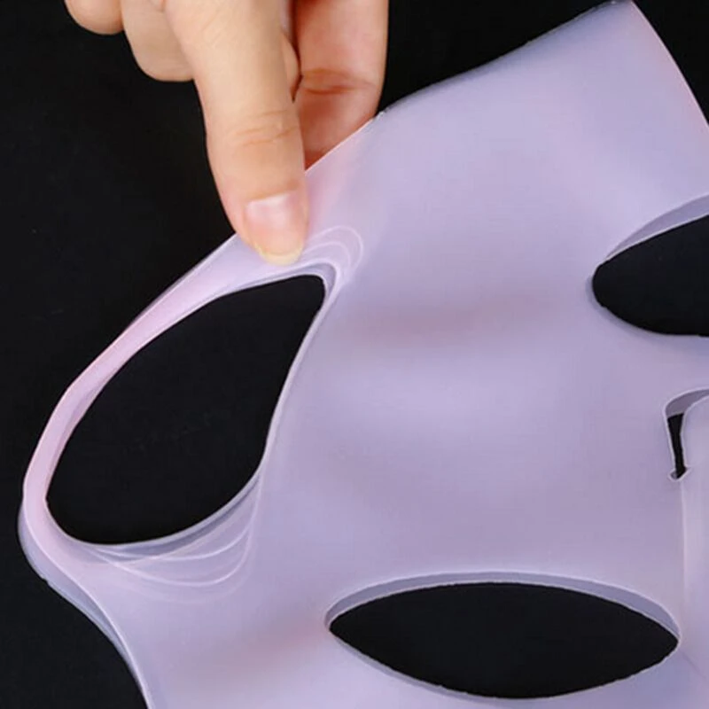 2018 Для женщин леди силиконовая маска для лица крышка идеально Применение маски нет питания отходов