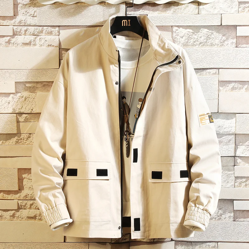 

Spring new tide brand casual Korean version of the loose trend ins hip hop baseball uniform