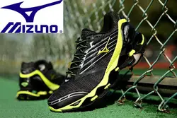 Mizuno Wave PROPHECY 5 Professional мужская обувь кроссовки спортивные кроссовки стабильные тяжёлая атлетика, спорт обувь черный золотой Size40-45