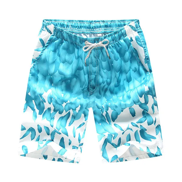 Быстросохнущие мужские цветные шорты плавательные пляжные шорты для серфинга с цветами Шорты для плавания пляжные мужские пляжные шорты - Цвет: D