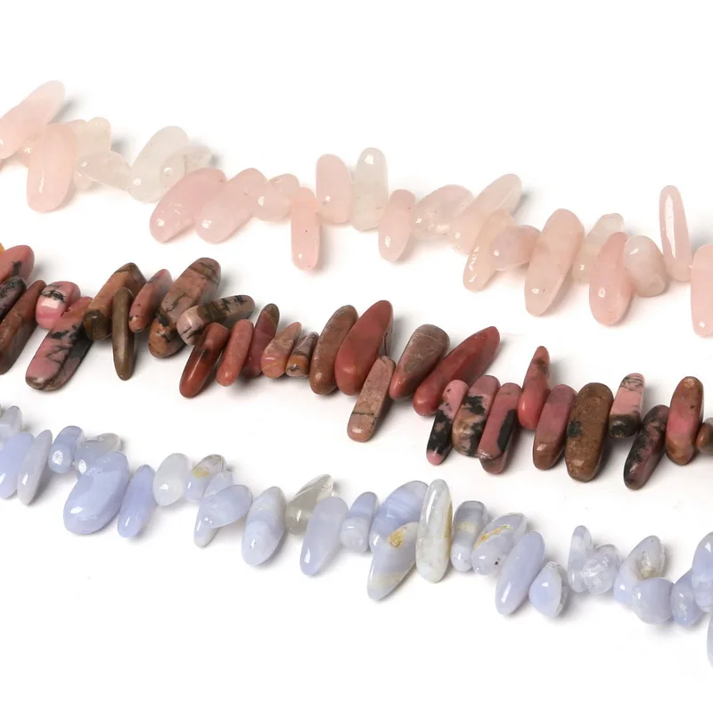 New Product 10-30mm Approx 50pcs Natural Stone Chip Beads: Rhodonite for Jewelry Making Strand 38cm | Украшения и аксессуары
