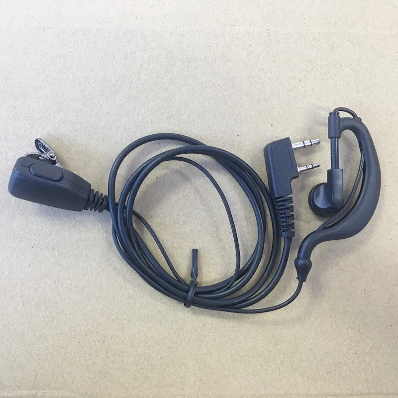 imágenes para Abrazadera de cuello grande ptt 2 pines enchufe k auricular auricular para kenwood baofeng tyt quansheng puxing walkie kenwood etc talkie imágenes para Abrazadera de cuello grande ptt 2 pines enchufe k auricular auricular para kenwood baofeng tyt quansheng puxing walkie kenwood etc talkie
