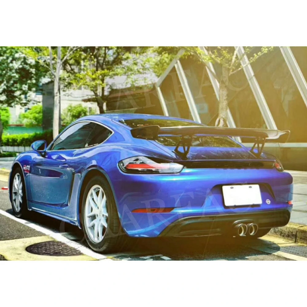 Автомобильный гоночный задний спойлер губа хвост крыло для Porsche Cayman Boxster 981 986 987 718